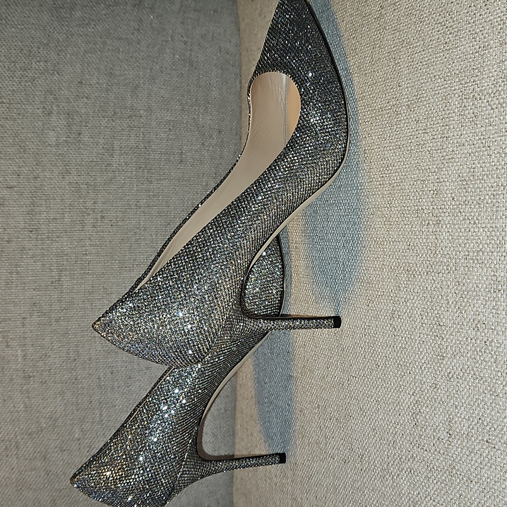 NWOT J. CREW Woven Metallic Pumps - Picture 4 of 8